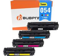 Bubprint 4 Tóner compatibles con Canon 054 054H Set