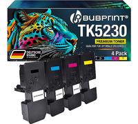 Bubprint 4 Tóner compatibles con Kyocera TK-5230 BK C M Y Set