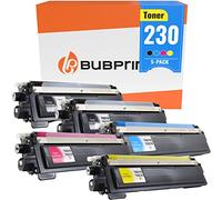 Bubprint 5 Tóner Compatible con Brother TN-230 Negro Cian Magenta Amarillo