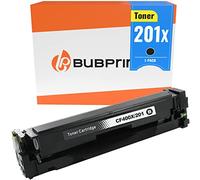 Bubprint Cartucho Tóner Compatible para HP CF400X 201A 201X para Color Laserjet MFP M277DW M277N M270 M252DW M252N M250 M274DN M274N M270 Negro