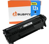 Bubprint Cartucho Tóner Compatible para HP Q2612A 12A para Laserjet 1010 1012 1015 1018 1020 1022 1022N 1022NW 3015 3020 3030 3050 3052 3055 M1005 M1319F MFP Negro
