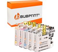 Bubprint XL Premium Cartuchos de Impresora Compatible con Brother lc-123 LC123 lc-127 lc-125 XL con Chip - 5er Set