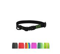 bub's Collar - Collar para Perro con Cierre rápido. (Negro, S 25 a 36 cm 20 mm Ancho)