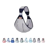 Bubsling Baby Carrier, 2025 New Cloth/Mesh Baby Carrier, Suitable for Babies Aged 0-2 Years,with Adjustable Buckles and Strong Support (Gray)