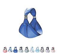 Bubsling Baby Carrier, 2025 New Cloth/Mesh Baby Carrier, Suitable for Babies Aged 0-2 Years,with Adjustable Buckles and Strong Support (Blue)