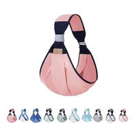 Bubsling Baby Carrier, 2025 New Cloth/Mesh Baby Carrier, Suitable for Babies Aged 0-2 Years,with Adjustable Buckles and Strong Support (Pink)