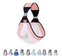 Bubsling Baby Carrier, 2025 New Cloth/Mesh Baby Carrier, Suitable for Babies Aged 0-2 Years,with Adjustable Buckles and Strong Support (Breathable pink)