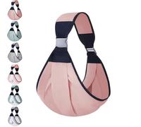 Bubsling Baby Carrier, Baby Newborn to Toddler Adjustable Waistband, Adjustable Toddler Sling Carriers 25-60 Lbs, for Toddlers (Cloth:Pink)