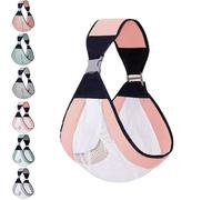 Bubsling Baby Carrier, Baby Newborn to Toddler Adjustable Waistband, Adjustable Toddler Sling Carriers 25-60 Lbs, for Toddlers (Mesh:Pink)