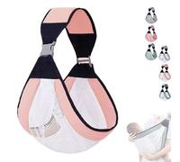 Bubsling Baby Carrier Blooming Babies, Blooming Babies Baby Sling Carrier, for 0-4 Years Adjustable Waistband Within 20Kg (Pink,Breathable style)