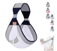 Bubsling Baby Carrier Blooming Babies, Blooming Babies Baby Sling Carrier, for 0-4 Years Adjustable Waistband Within 20Kg (Grey,Breathable style)