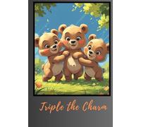 Bubu Dudu Notebook - Triple the Charm: 6*9 inch 120 line pages notebook