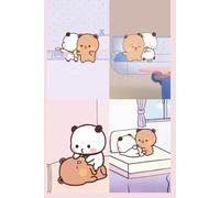 Bubu & Dudu Romance Time Notebook: Cute Bear Couple Journal