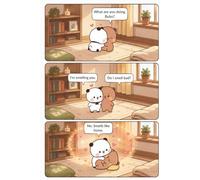Bubu Dudu - Smells Like Home, My Safe Place: The Comfort of You Hardcover Lined Notebook