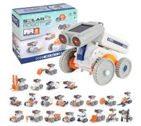 Bubuny Robot Solar Educativo 21 en 1, Juguetes Robots para Niños, Stem Kit de Montaje Robótico Accionamiento Dual Solar y de Batería para Niños y Niñas 8 9 10 11 12 Años
