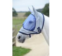 Bucas Buzz-Off Deluxe Fly Mask with Ears, Blue - XS Bucas