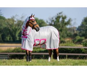 Bucas Buzz-Off X Fly Rug, Blue/Blossom - 135 cm Bucas