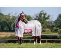Bucas Buzz-Off X Fly Rug, Blue/Blossom - 140 cm Bucas