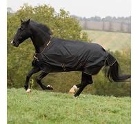 Bucas Irish Turnout Big Neck - Ovillo de lana (50 g), color negro y dorado