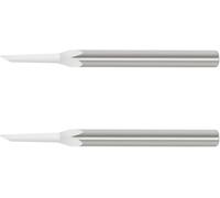 Bucasso Cuchillas de trazar para modelismo, 2 cuchillas de acero de tungsteno para modelismo, maquetas RG, kits de modelos Gundam, maquetas de plástico, cuchillas de repuesto para trazar (0.2)