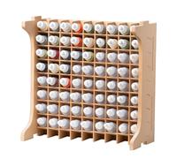 Bucasso Estante de pintura para almacenamiento de herramientas tiene capacidad para 72 piezas de almacenamiento de pintura artesanal compatible. Estante de pintura modular Vallejo para juego de GK12