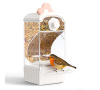 BUCATSTATE Comedero Automático para Loros Separador de de Granos Dispensador de Alimento Antisalpicaduras para Periquitos, Caturras, , de Alimentación Colgante para Jaula