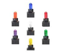 BuCcan Luz LED T5 T10 SMD for coche, diodo emisor de luz for automóviles, indicador de instrumentos, bombillas for tablero, lámpara indicadora Interior automática, 10 Uds. (Color : T5 12v 2w)