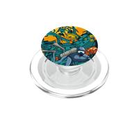 Buceador de naufragio Cita subacuática Dive Life Ocean Men PopSockets PopGrip para MagSafe