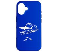 Buceo con Tiburones Buzo Oceano Carcasa para iPhone 16