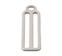Buceo de Acero Inoxidable para Anillo Slide Keeper para Buceo & Snorkeling Pesas Cinturones - 68x18x2mm 10gr Correa Resistente Retenedor de Cinturón