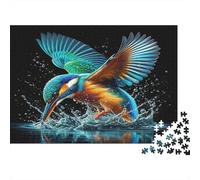Buceo del martín Pescador Puzzle 1000 Piezas Papel Reciclado para Adultos Puzzle para Adultos Juego Familiar Divertido desafiante Excelente Idea de Regalo para Mujeres y Regalos para Hombres