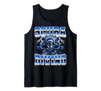 Buceo Diver Girl Women 90s Bootleg Style Camiseta sin Mangas