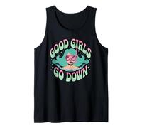 Buceo Divertido Ocean Diver Good Girls Go Down Equipo de Buceo Camiseta sin Mangas
