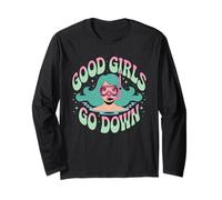 Buceo Divertido Ocean Diver Good Girls Go Down Equipo de Buceo Manga Larga