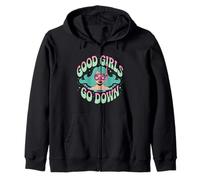 Buceo Divertido Ocean Diver Good Girls Go Down Equipo de Buceo Sudadera con Capucha