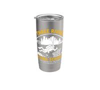 Buceo en Pittsburgh Three Rivers 412 Funny Diver Swim Vaso térmico de acero inoxidable de doble pared