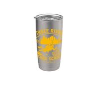Buceo en Pittsburgh Three Rivers 412 Funny Diver Swim Vaso térmico de acero inoxidable de doble pared