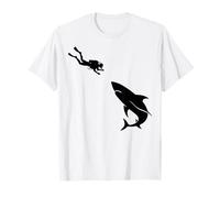 Buceo Encuentro con Tiburones Mar Explorando Océano Vida Buceo Camiseta