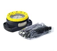 Buceo montado en la muñeca para brújula para buceo, resistente al agua hasta 50 m con vista luminosa y lateral para ventana, herramienta de navegación acrílica resistente para condiciones de poca luz