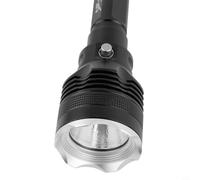 Buceo para antorcha 4000LM IPX8 impermeable 80M buceo profundo (C) | Cuerpo de aleación de aluminio 6061, diseño resistente a los golpes, textura antideslizante, acabado negro