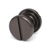 Buceo para placa trasera BCD, arnés suave, tornillo de montaje de tornillo de latón, diseñado para buceadores técnicos para fijar accesorios de equipo con ajuste estándar (negro)