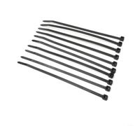 Buceo Regulador Boquilla Cable Tie Para Bcd Airway Manguera Organización Hecho De Nylon Material 150 Por 6 Punto 4 Mm Tamaño Diez Piezas Por Paquete Negro