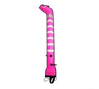 Buceo SMB Sea Eel Shape Marker Boya Alta Visibilidad Nylon Rubber Tiras Reflectantes Fácil Inflar Seguridad Naranja Rosa Amarillo 1.5M x 15cm 1.2M x 15cm Para Buceadores (1.5M * 15cm Rosa)