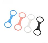 Buceo Snorkel Buckle, 3pcs Silicona Colorido 8-Ring Conector para Máscara, Equipo de Hebilla de Tubo Anti-Perdida de Apnea (Azul)