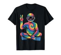 Buceo, teñido Anudado, Signo de la Paz, Hippie, para Mujer y Hombre Camiseta