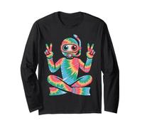 Buceo, teñido Anudado, Signo de la Paz, Hippie, para Mujer y Hombre Manga Larga