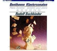 BUCHBINDER RUDOLF (piano) - BEETHOVEN KLAVIERSONATEN - Piano Sonatas Nr.15,19,20,24,25