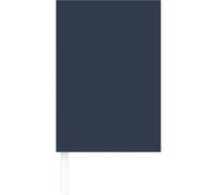 Buchkalender blau 2026 - Bürokalender 14,5x21 cm - 7 Tage auf 6 Seiten - wattierter Kunststoffeinband - Stundeneinteilung 7 - 19 Uhr - 873-0015