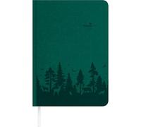 Buchkalender Nature Line Forest 2026 - Taschen-Kalender A5 - 1 Tag 1 Seite - 416 Seiten - Umwelt-Kalender - mit Hardcover - Alpha Edition