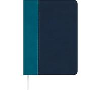 Buchkalender Premium Water türkis-blau 2026 - Büro-Kalender A5 - Cheftimer - 1 Tag 1 Seite - 416 Seiten - Tucson-Einband - Zettler
